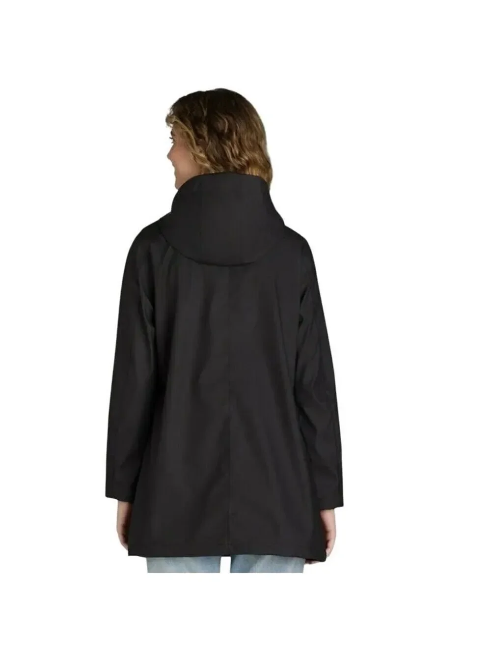 BIG CHILL WATER RESISTANT RAIN COAT WOMEN'S XL BLACK OR OLIVE GREEN SOFT & COMFY